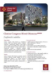 Clarion Congress Hotel Olomouc****