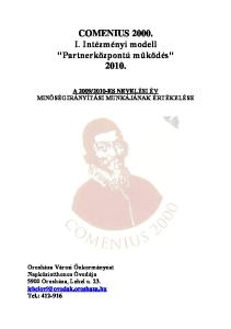 COMENIUS I. Intézményi modell 