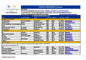 CONTACTGEGEVENS Kortessem