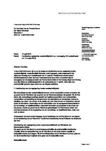 Datum 12 april 2013 Betreft Handhaving regelgeving voedselveiligheid (n.a.v. toezegging AO voedselfraude d.d. 14 maart 2013)