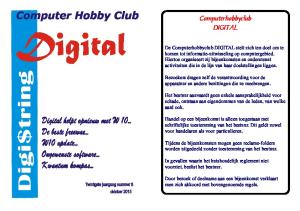 Digital. Computerhobbyclub DIGITAL