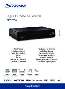 Digital HD Satellite Receiver