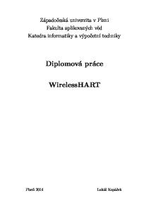 Diplomová práce WirelessHART