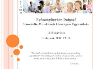 Egészségügyben Dolgozó Szociális Munkások Országos Egyesülete