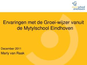 Ervaringen met de Groei-wijzer vanuit de Mytylschool Eindhoven