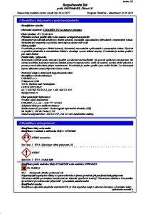 ES, Článek 31. Datum tisku (vydání a revize v bodě 16): Program ChemGes - aktualizace: