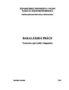 ESKÁ UNIVERZITA V PLZNI FAKULTA ELEKTROTECHNICKÁ