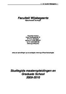 Faculteit Wijsbegeerte