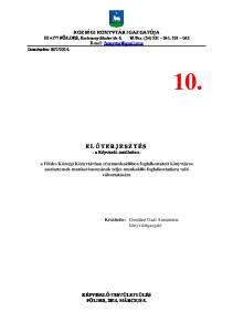 Fax: (54) ; a Képviselő-testülethez