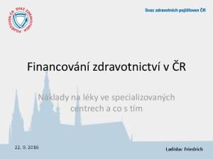 Financování zdravotnictví v ČR