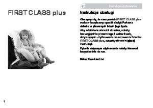 FIRST CLASS plus. Instrukcja obsługi