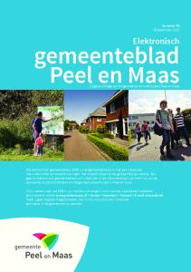 gemeenteblad Peel en Maas