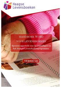 HANDBOEK WORD VOOR LEVENSBOEKEN