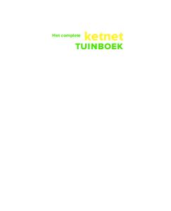 Het complete. ketnet TUINBOEK