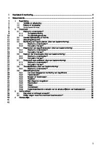 Hoofdstuk E monitoring... 2 Natuurwaarde Beschrijving Definitie en afbakening Belang en toepassing