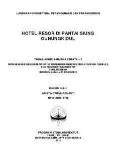 HOTEL RESOR DI PANTAI SIUNG GUNUNGKIDUL