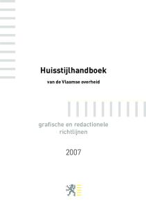 Huisstijlhandboek van de Vlaamse overheid