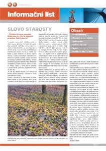 Informační list SLOVO STAROSTY. Obsah. Dobřichovice. : Výzkum názorù obèanù Dobøichovic: Co je nejvìtší problém Dobøichovic?