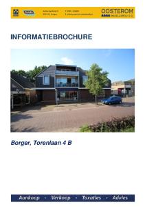 INFORMATIEBROCHURE. Borger, Torenlaan 4 B