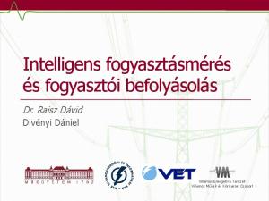 Intelligens fogyasztásmérés és fogyasztói befolyásolás