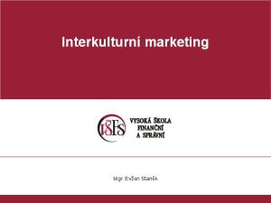 Interkulturní marketing turní