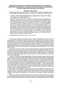 J. Zimák & J. Štelcl: Natural radioactivity of the rock environment in Czech show caves (Chýnov Cave, Koněprusy Caves, Bozkov Dolomite Caves)