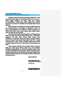 Jakarta, 06 Mei Badan Kependudukan dan Keluarga Berencana Nasional. Plt. K e p a l a, DR. Sudibyo Alimoeso, MA NIP