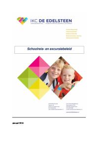 Januari Schoolreis- en excursiebeleid