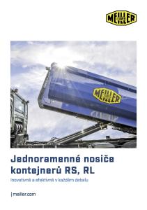 Jednoramenné nosiče kontejnerů RS, RL. Inovativně a efektivně v každém detailu. meiller.com