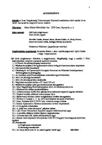 JEGYZŐKÖNYV. Készült az Ecser Nagyközségi Önkormányzat Képviselő-testületének április 15-én órai kezdettel megtartott soros üléséről