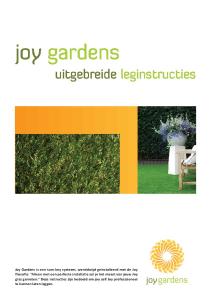 joy gardens uitgebreide leginstructies