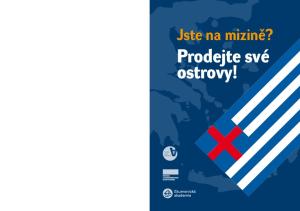 Jste na mizině? Prodejte své ostrovy!