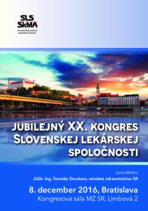 jubilejný XX. kongres Slovenskej lekárskej spoločnosti