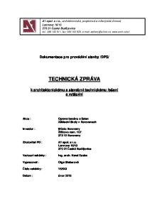 k architektonickému a stavebně technickému řešení a vytápění