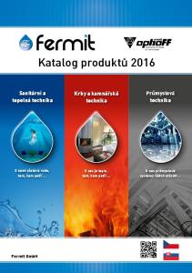 Katalog produktů 2016