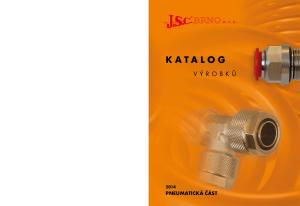 KATALOG VÝROBKŮ 2014 PNEUMATICKÁ ČÁST