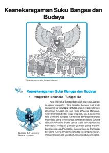 Keanekaragaman Suku Bangsa dan Budaya