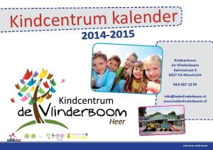 Kindcentrum kalender