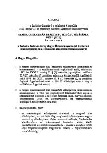 KIVONAT. a Szabolcs-Szatmár-Bereg Megyei Önkormányzat által fenntartott intézményeknél és a Hivatalánál álláshelyek megszüntetéséről