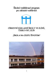 ŠKOLA NA CESTU ŽIVOTEM