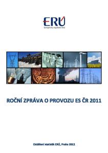 Komentář k roční zprávě o provozu ES ČR za rok 2011