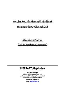 Kortárs képzőművészeti kérdések és lehetséges válaszok 2.2