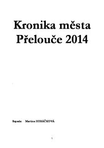 Kronika města Přelouče 2014