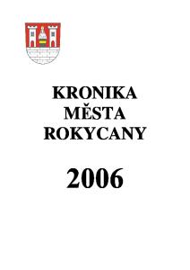 KRONIKA MĚSTA ROKYCANY