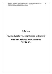 Kunsteducatieve organisaties in Brussel met een aanbod voor kinderen (tot 12 jr.)