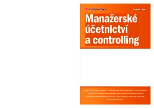 Manažerské účetnictví a controlling