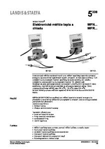 MEGATRON2 Elektronické měřiče tepla a chladu