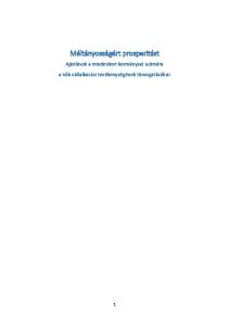 Méltányosságért prosperitást. Ajánlások a mindenkori kormányzat számára a nők vállalkozási tevékenységének támogatásához