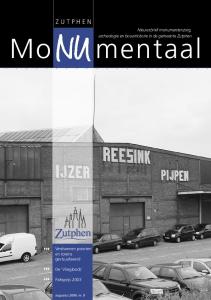 mentaal Nieuwsbrief monumentenzorg, archeologie en bouwhistorie in de gemeente Zutphen Verdwenen poorten en torens gevisualiseerd De Vliegloods