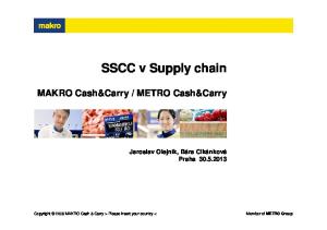 METRO Cash&Carry. Jaroslav Olejník, Bára Cikánková Praha